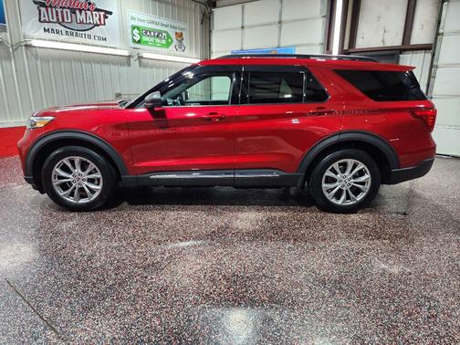 Rapid Red Metallic Tinted Clearcoat 2020 Ford Explorer XLT