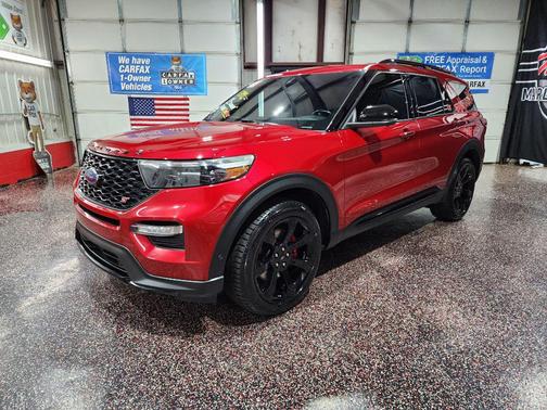 Rapid Red Metallic Tinted Clearcoat 2020 Ford Explorer ST