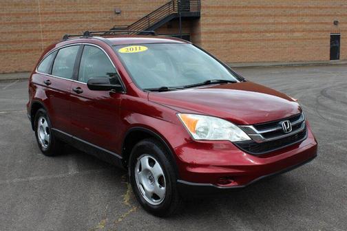 Burgundy 2011 Honda CR-V LX