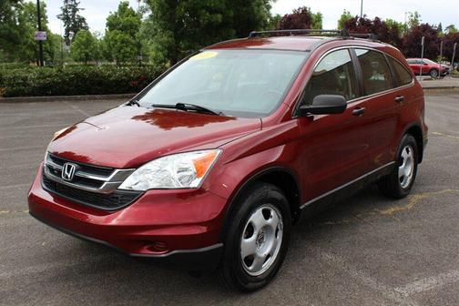 Burgundy 2011 Honda CR-V LX