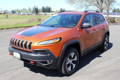 Mango Tango Pearlcoat 2016 Jeep Cherokee Trailhawk