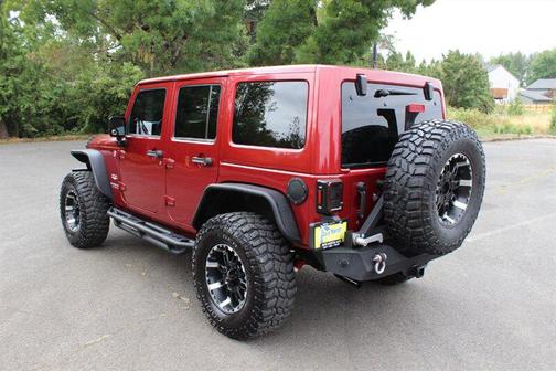 Deep Cherry Red Crystal Pearlcoat 2011 Jeep Wrangler Unlimited Sahara