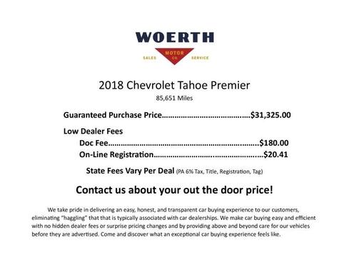 2018 Chevrolet Tahoe Premier