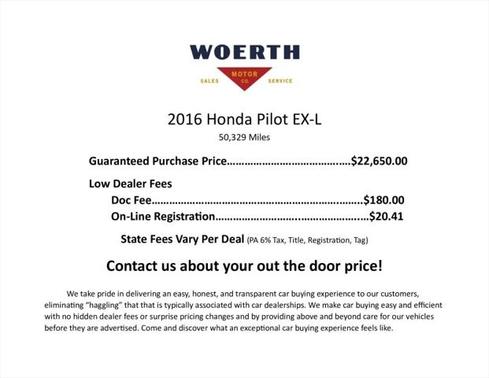 2016 Honda Pilot EX-L