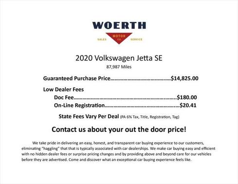 2020 Volkswagen Jetta 1.4T SE