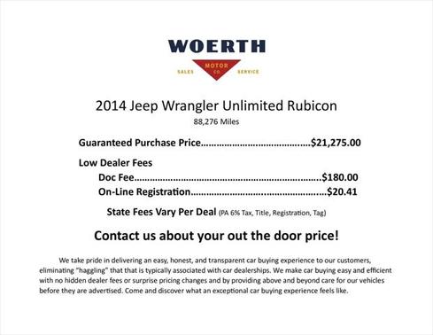 2014 Jeep Wrangler Unlimited Rubicon