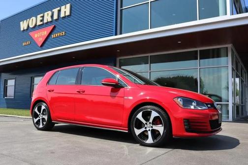 Tornado Red 2017 Volkswagen Golf GTI 2.0T S 4-Door