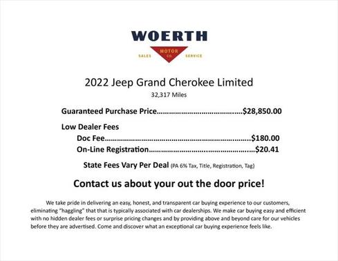 2022 Jeep Grand Cherokee Limited X