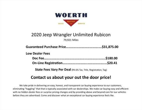 2020 Jeep Wrangler Unlimited Rubicon