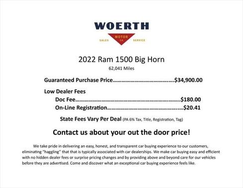 2022 RAM 1500 Big Horn/Lone Star