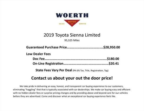 2019 Toyota Sienna Limited Premium