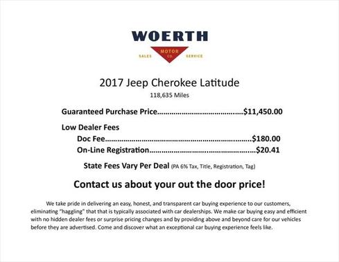2017 Jeep Cherokee Latitude