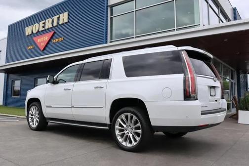 Crystal White Tricoat 2020 Cadillac Escalade ESV Luxury