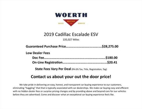 2019 Cadillac Escalade ESV Premium Luxury