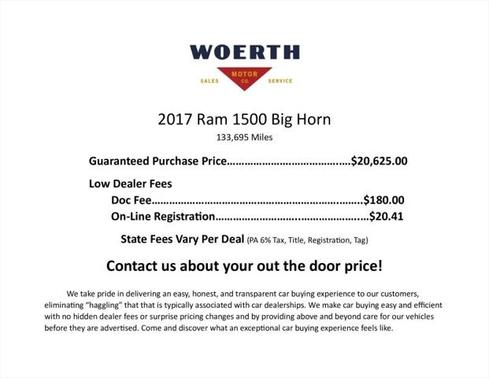2017 RAM 1500 Big Horn