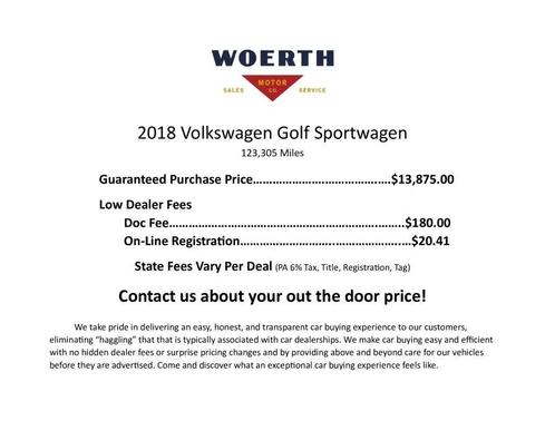 2018 Volkswagen Golf SportWagen TSI SEL
