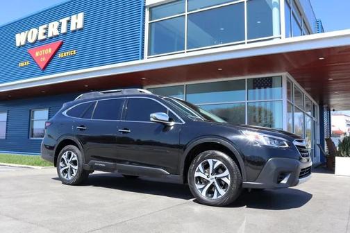 Crystal Black Silica 2021 Subaru Outback Touring XT