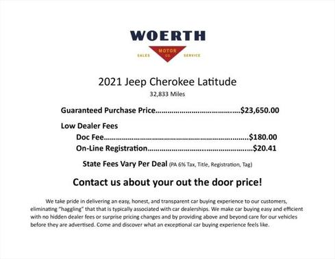2021 Jeep Cherokee Latitude Lux
