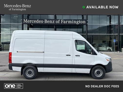 Arctic White 2025 Mercedes-Benz Sprinter 2500 Standard Roof
