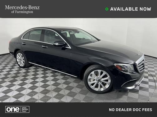 Black 2018 Mercedes-Benz E-Class 4MATIC