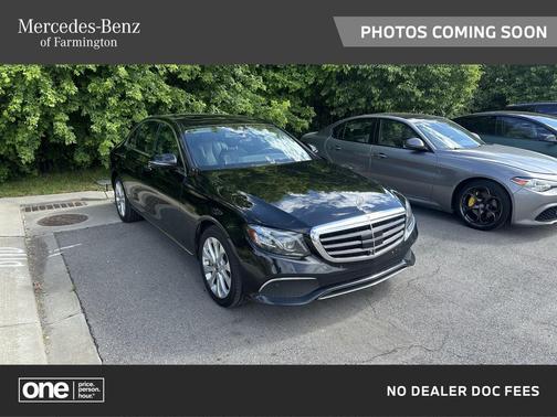 Black 2018 Mercedes-Benz E-Class 4MATIC