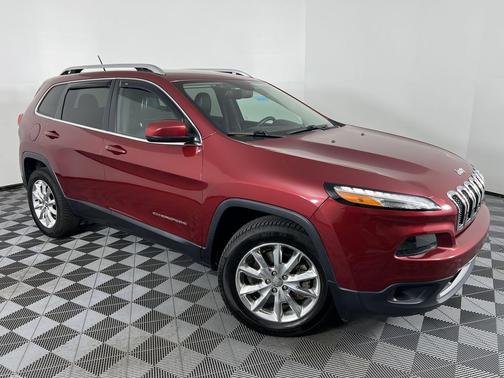 Deep Cherry Red Crystal Pearlcoat 2015 Jeep Cherokee Limited