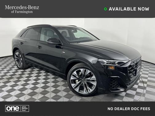 Mythos Black Metallic 2025 Audi Q8 55 Prestige