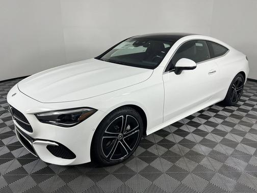Polar White 2026 Mercedes-Benz CLE 300 4MATIC Coupe