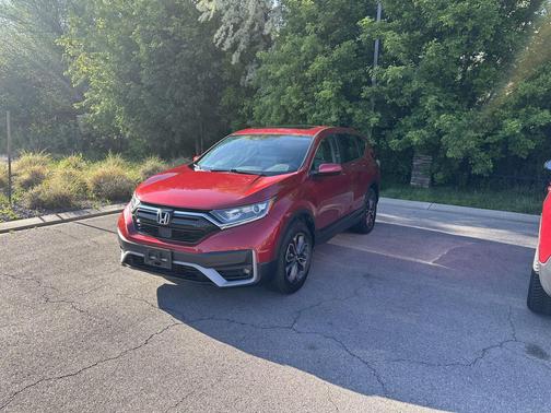 Radiant Red Metallic 2021 Honda CR-V AWD EX