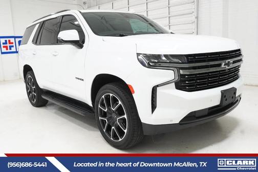 Summit White 2021 Chevrolet Tahoe RST