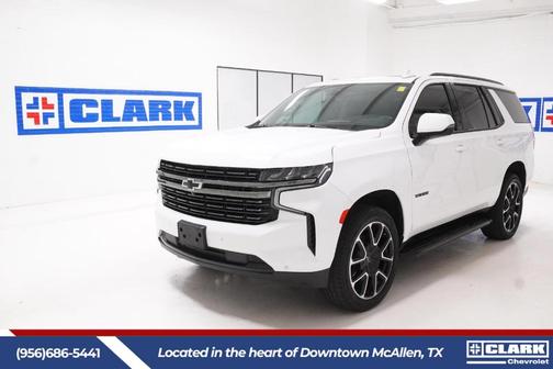 Summit White 2021 Chevrolet Tahoe RST