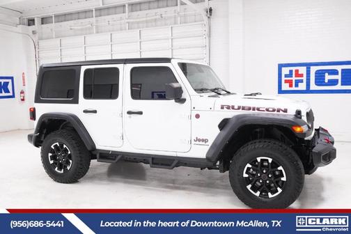 Bright White Clearcoat 2024 Jeep Wrangler Rubicon