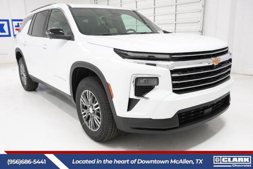 Summit White 2026 Chevrolet Traverse LT