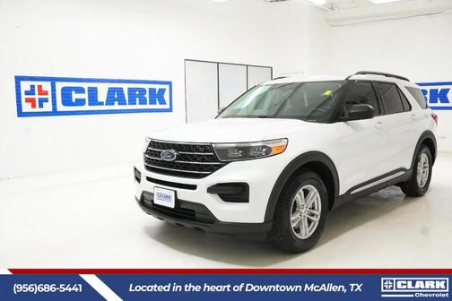 Oxford White 2021 Ford Explorer XLT