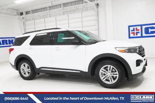 Oxford White 2021 Ford Explorer XLT