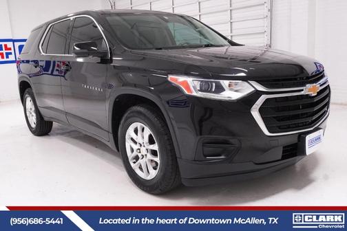 Mosaic Black Metallic 2021 Chevrolet Traverse LS