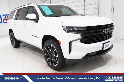 Summit White 2023 Chevrolet Suburban RST