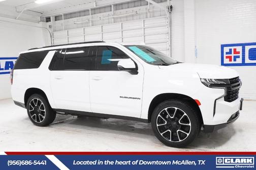Summit White 2023 Chevrolet Suburban RST