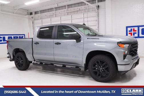 Sterling Gray Metallic 2026 Chevrolet Silverado 1500 Custom