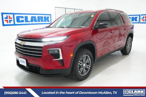 Radiant Red 2025 Chevrolet Traverse LT