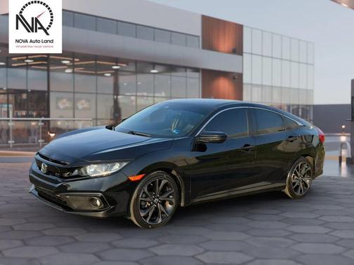 Black 2019 Honda Civic Sport