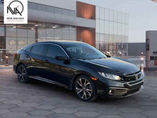 Black 2019 Honda Civic Sport