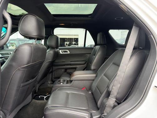 White Platinum Clearcoat Metallic 2014 Ford Explorer Sport