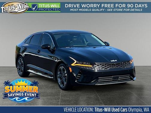 Ebony Black 2022 Kia K5 EX