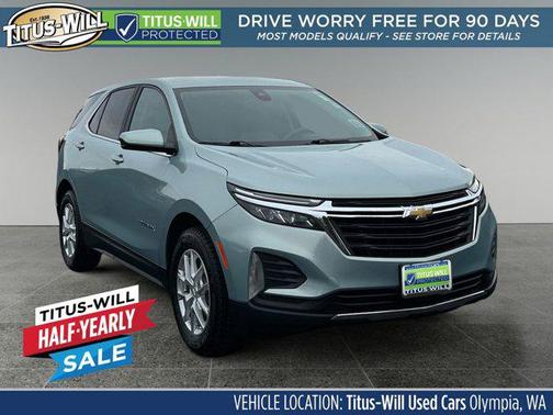Seaglass Blue Metallic 2022 Chevrolet Equinox 1LT