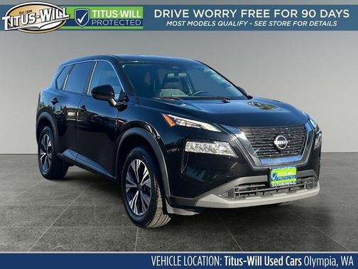 Super Black 2022 Nissan Rogue SV