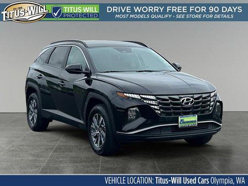 Phantom Black 2023 Hyundai TUCSON Hybrid Blue