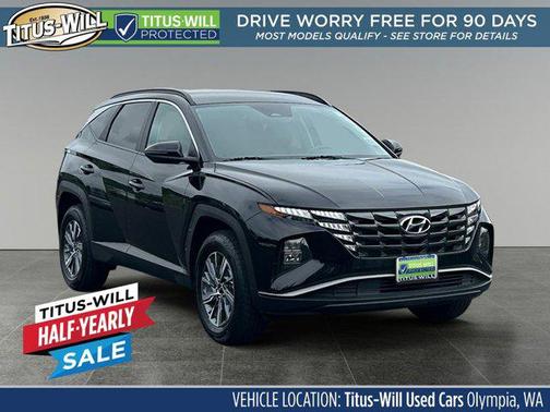Phantom Black 2023 Hyundai TUCSON Hybrid Blue