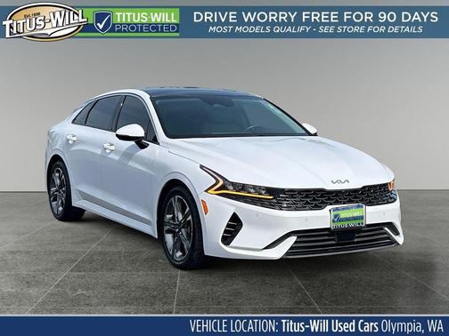 Glacial White Pearl 2024 Kia K5 EX