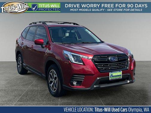 Crimson Red Pearl 2024 Subaru Forester Premium